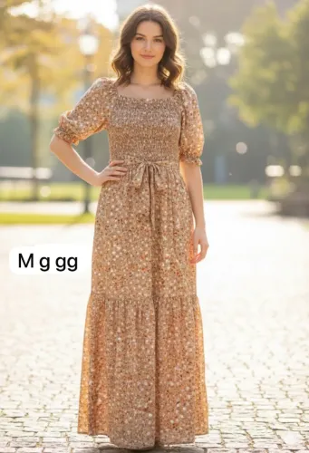 VESTIDO LONGO FLORAL