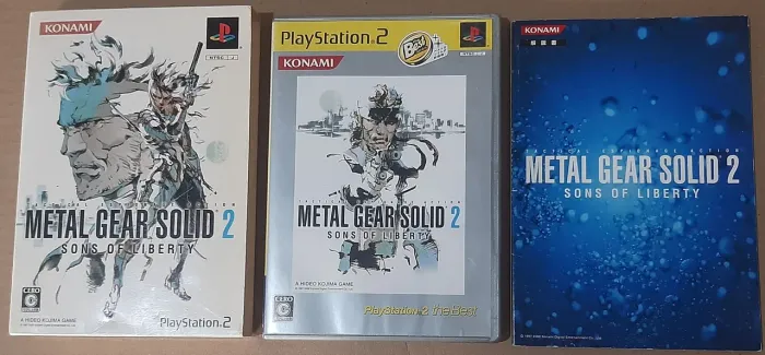 Jogo de ps2 metal gear solid 2 sons of liberty