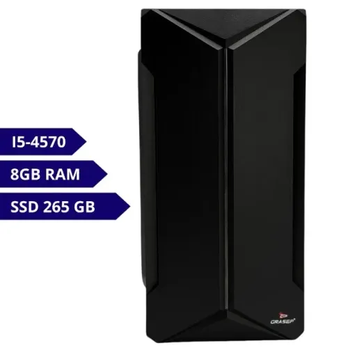 Computador Grasep Intel Core i5-4570 8GB RAM SSD 256GB Windows 11 Pro HDMI/VGA PC Completo