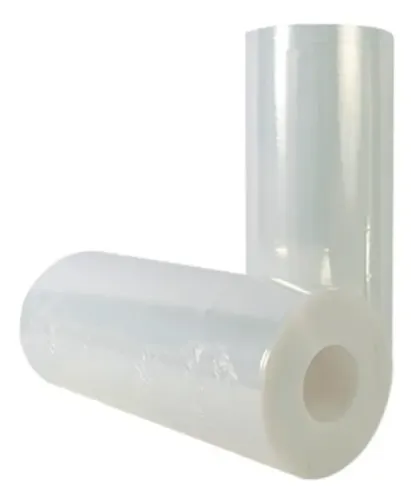 FILME STRETCH TRANSPARENTE 50 CM SEM TARUGO 25 MICRAS
