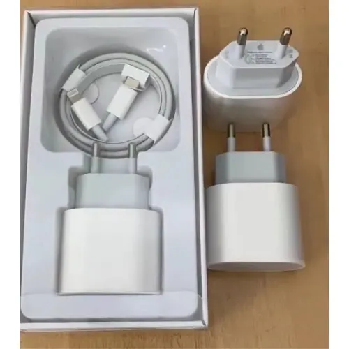 Carregador Apple 20W compatível com iPhone 7 8 X XR 11 12 13 14