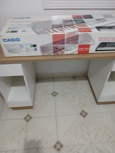Teclado Casio CTK-700 - Perfeito! Completo na Caixa + Fonte - 100 Ritmos / 100 Timbres / M