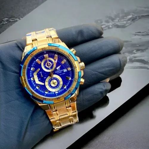 Relógio Casio Edifice série ouro