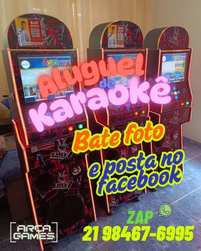 Aluguel de videokê karaokê e máquina de músicas (melhor videokê do mercado) R$180,0 +Frete
