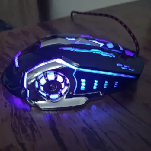 Mouse Gamer Apolo 6 botões Dpi Leds Muito Bonito