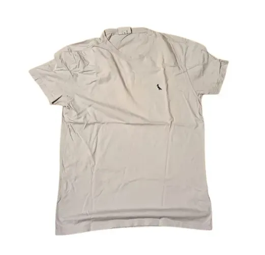Camiseta Bege Original Reserva Jeans Pica-Pau Azul Bordado Tamanho P - Excelente Estado