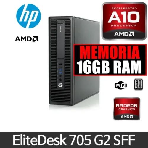 Computador Hp Amd A10 SSD 256gb Memoria 16gb Wifi - Pronta Entrega C/ Nota e Garantia