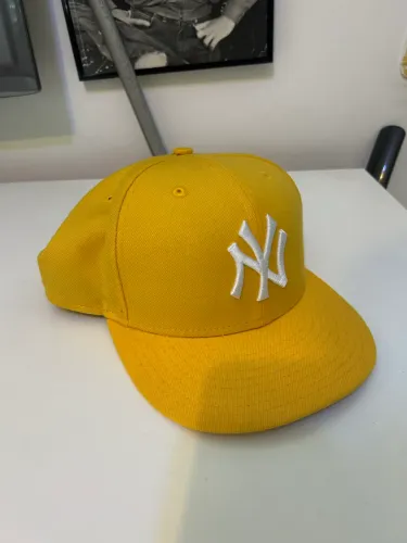 Boné Aba Reta NY original amarelo