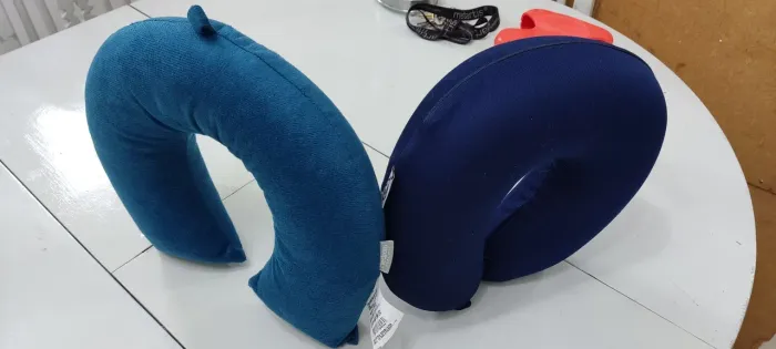 2 Unidades Travesseiro de Pescoço Confortável para Viagem