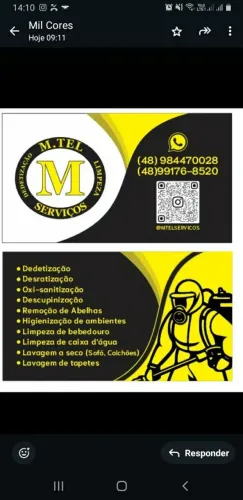 Dedetização e limpeza e serviços 