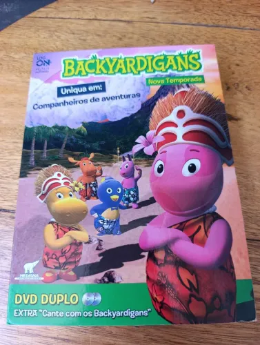 DVD DUPLO BACKYARDIGANS UNIQUA EM COMPANHEIROS DE AVENTURA 