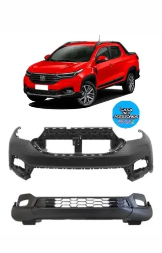 Para-choque Dianteiro Fiat Strada 2021/2023