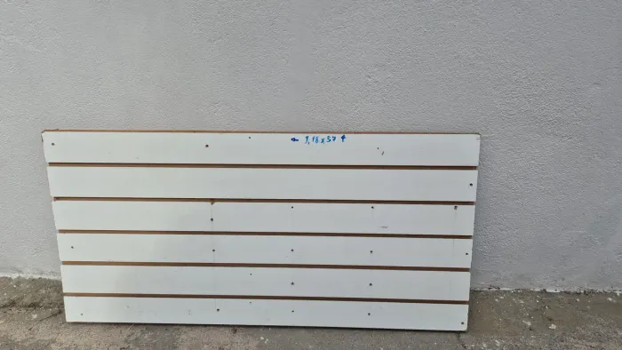 Painel Canaletado Branco MDF