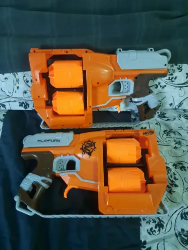 2x Nerf Flipfury defeituosas