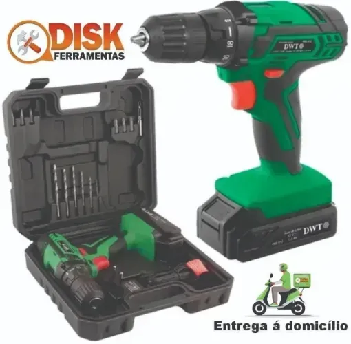 Parafusadeira Furadeira a Bateria 12v Pfd012 C/kit Dwt