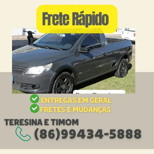 Frete Teresina e Timon, Parque Piauí, Dirceu, Angelim,Santa Maria etc...