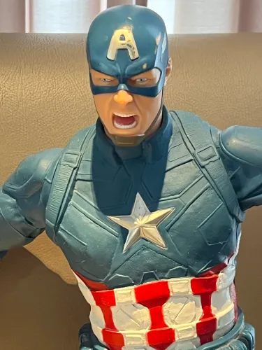 Boneco Capitão América Grande 45 cm sem defeitos