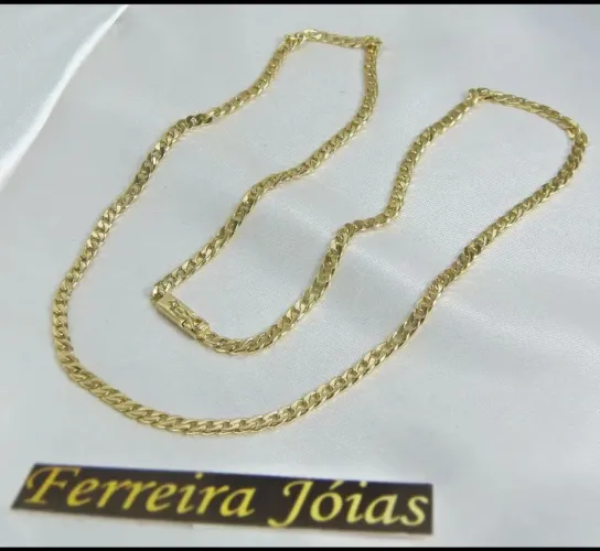 Corrente Grumet Simples em Ouro 18k 