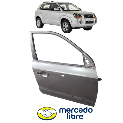 Porta Dianteira Direita Hyundai Tucson 2010 11 12 13 14 15 Dianteira Direito Cinza/chumbo