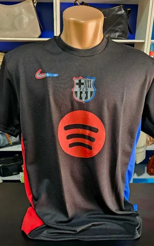 Camisa do Barcelona 2025/26 Preta PROMOÇÃO Frete Grátis