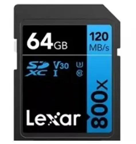 Cartão Memória Lexar Sd Xc 64gb High-performance