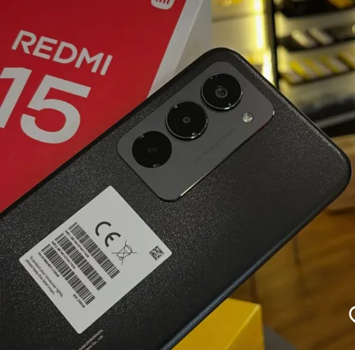 Celular Redmi - 15 - Preto - Lançamento - 256Gb/8Ram + Entrega Grátis - GLOBAL
