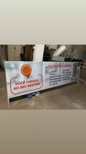 Placa em Lona
