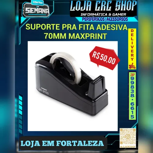 Suporte para Fita Adesiva 70mm Maxprint