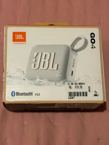 JBL Go4 branca lacrada