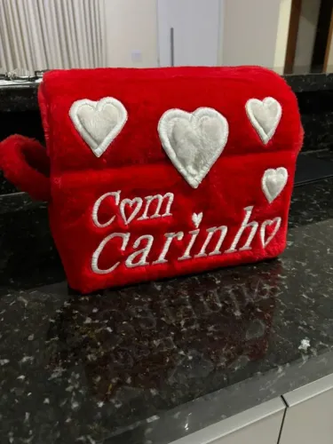 Bau de pelucia (ideal para montar cesta dia dos namorados)