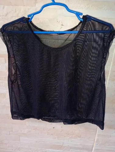 Blusa de Malha Preta - Tamanho M