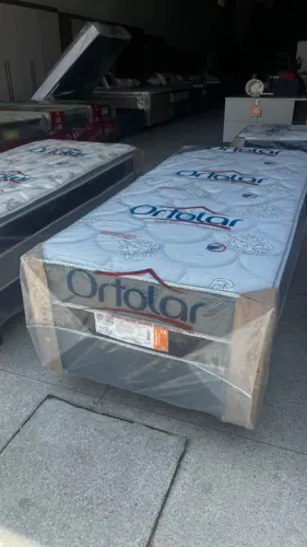 Cama De Solteiro Unibox Premium Molas Ensacadas Ortolar - Em Oferta