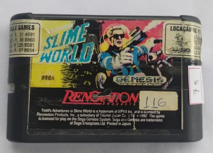 Jogo Todd's Adventures in Slime World Mega Drive