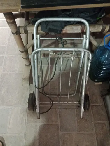 Carrinho de mão para compras dobrável 