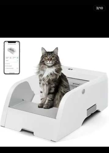 Caixa de areia para gatos automática