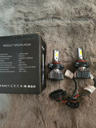 Lâmpada led farol encaixe H16 6500k 8000lumens