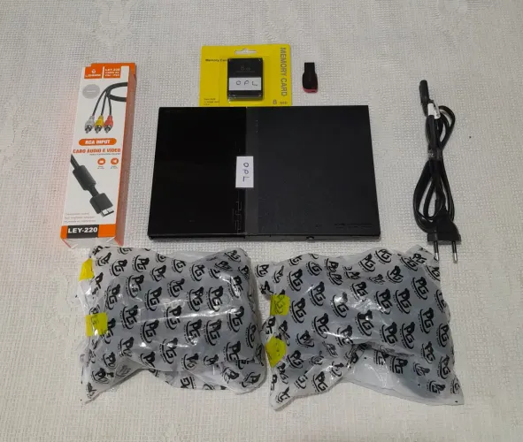 Playstation 2 completo com jogos direto no pen-drive topp!!