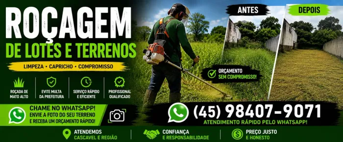 Roçagem de lotes 