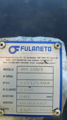 Motor irrigação Mercedes sem detalhes!!!