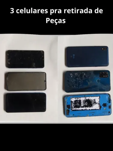 3 celulares pra retirada de Peças