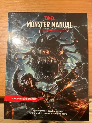 3. D&D 5e Monster Manual - Livro dos Monstros em inglês