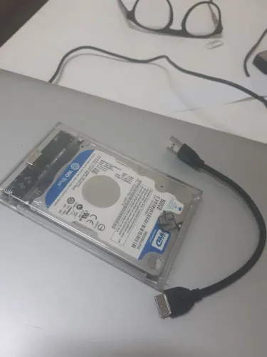 Hd Wd Blue 500Gb + Case 100% Saudável 