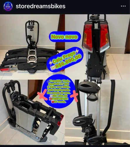 Transbike Thule. EasyFold XT 934 Novo novo