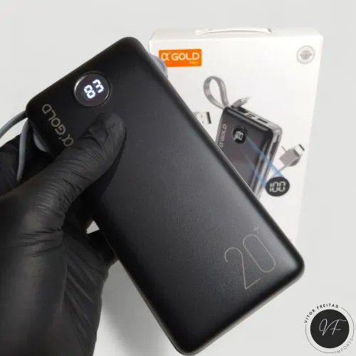 Carregador Powerbank 20.000 mAh | Entrega Grátis em VCA 
