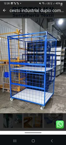 Gaiolas para transporte