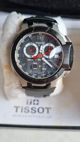 Relógio Masculino Tissot T-race Chronograph Prata/preto