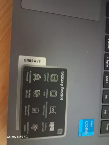 Notebook Samsung Galaxy Book4 memória de 8Gb, 512 SSD - Praticamente novo