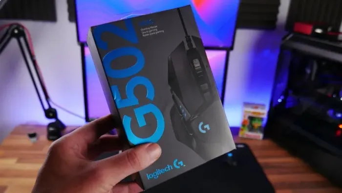 G502 HERO GAMING MOUSE LACRADO 26KDPI 1000 POLI PESO AJUSTAVEL SENSOR HERO25K OPTICS !
