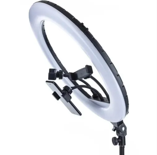 Kit ring light completo 14 polegadas tripé 3 suporte para celular comtrole remoto 