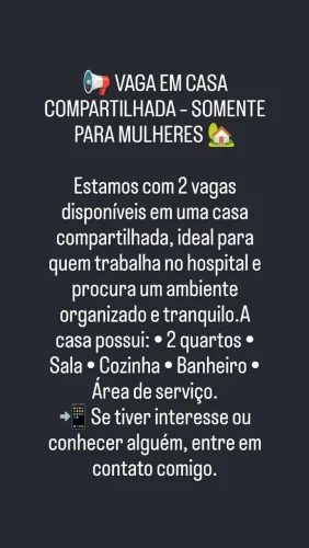 Apenas pra mulheres mas informações chama no PV.